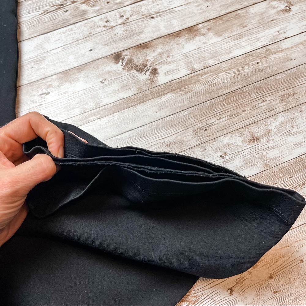 Betabrand Yoga Pants Dress Pants Black Bootcut Size Medium - Picture 6 of 10